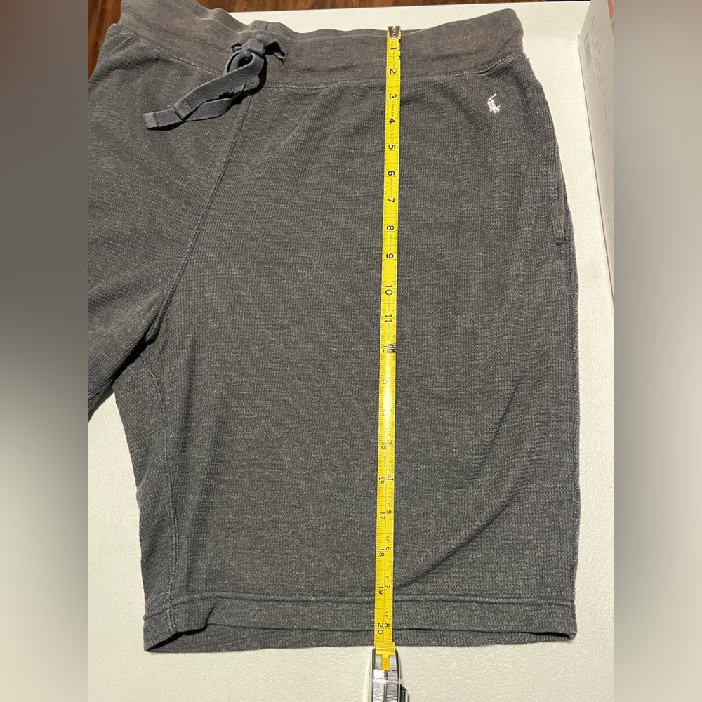 Polo by Ralph Lauren Men’s Gray Cotton Polyester Drawstring Pocket Shorts, Sz XL - Picture 6 of 8